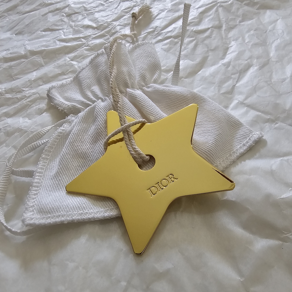Dior Shimmering Gold Star with Pouch